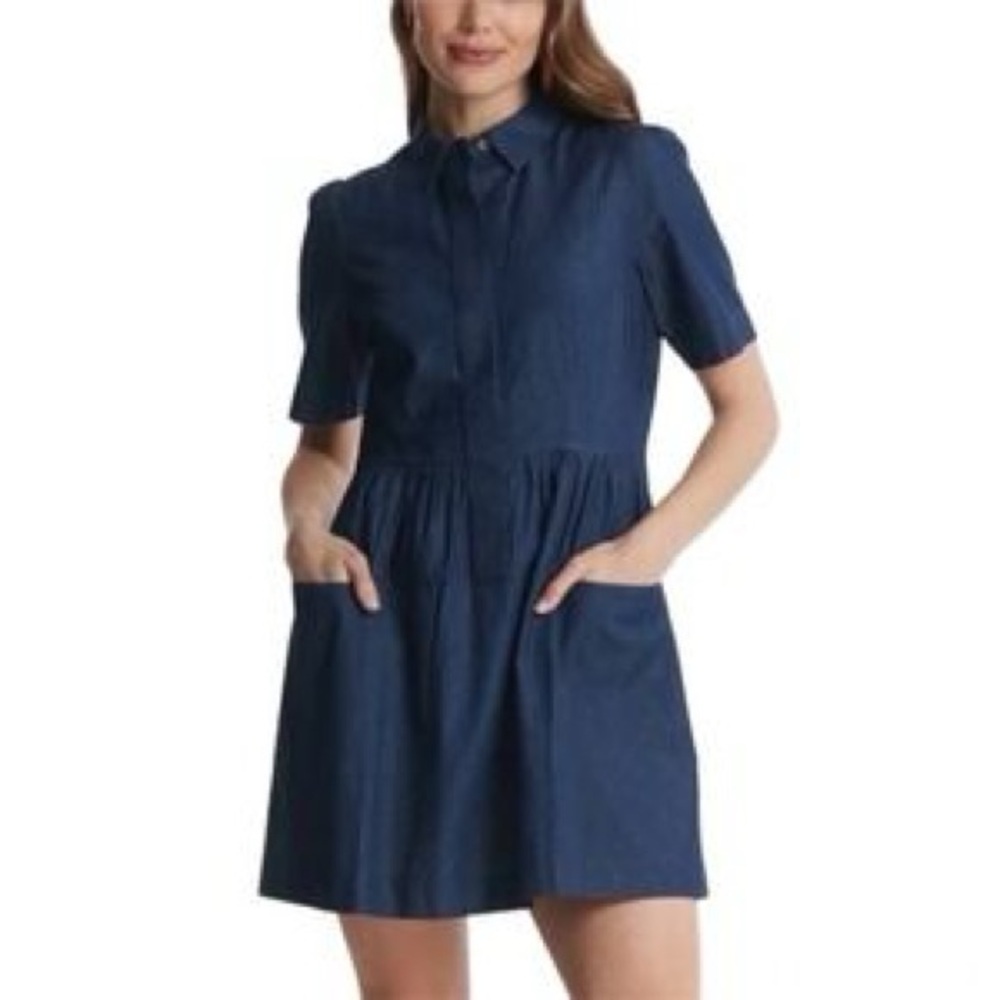 TYLER BOE JORDAN DENIM SHIRTDRESS CHAMBRAY
Size XL